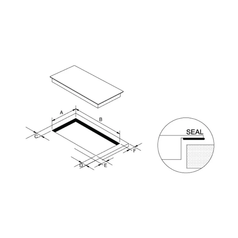 Hafele 2 Zones Induction BELLA 30 - Image 2