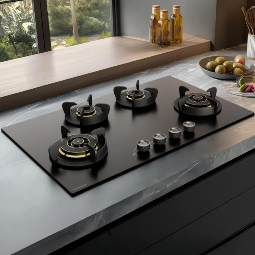 Hafele 4 Burner Hob ALTIUS PLUS MATT GLASS 490 - Image 2